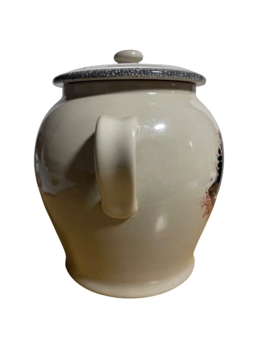 Home & Garden Party Northwoods Collection Canister & Lid Stoneware Cookie JarVTG